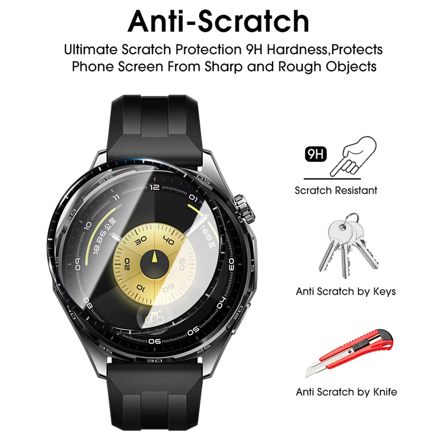 Displayschutzfolie Huawei Watch GT6, Silikon, transparent - Bild 2