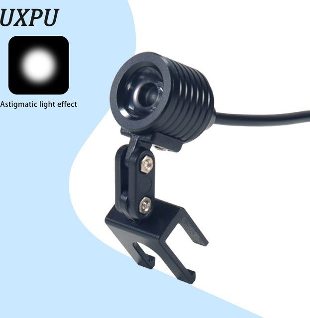 UXPU LED Mund- und Operationsscheinwerfer mit 3W LED-Leuchten und wiederaufladbarer Lithium-Ionen-Batterie in Schwarz - Bild 1