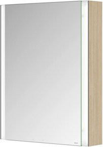 Keuco Spiegelschrank Somaris mit 1 Drehtür, LED-Beleuchtung und Kristall-Doppelspiegel, B/H/T: 65 x 73 x 13 cm - Bild 1