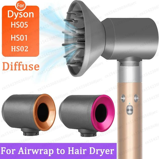 Dyson Diffusorzubehör für Airwrap HS05 HS01 Styler, Gold, Grau - Bild 1