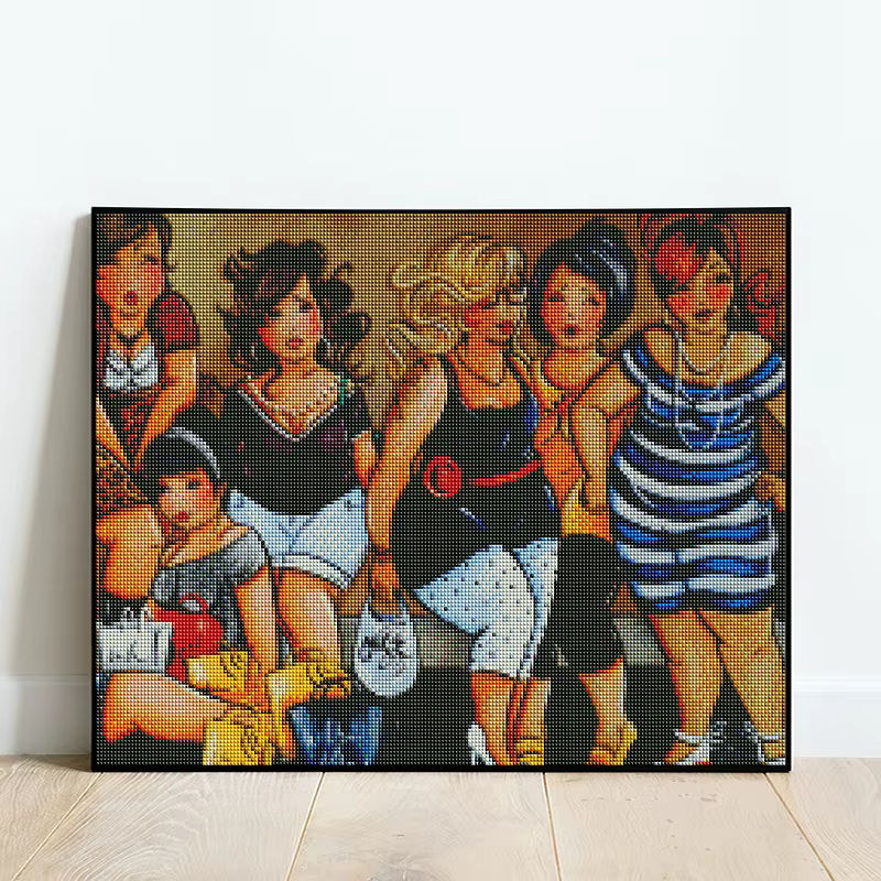 KAYOU 5D DIY Diamantmalerei Cartoon Motiv mit runden Mosaik-Steinen in Mehrfarbig - Bild 2