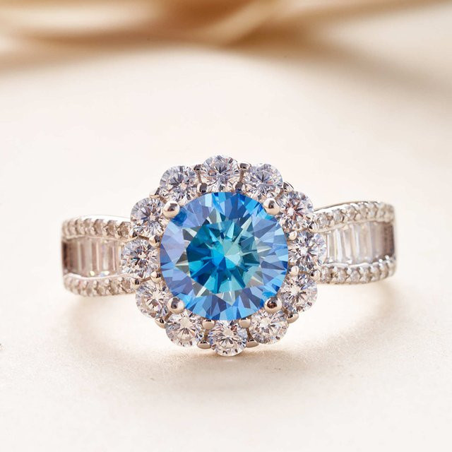 JoyceJelly Ring, Moissanit, Silber, Damen - Bild 1