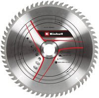 Einhell Tisch-Kreissägeblatt aus Hartmetall für Holz, Ø 254 mm, 60 Zähne, Silber - Bild 1