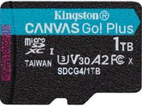 Kingston Canvas Go! Plus 1 TB microSDXC Speicherkarte, V30, Schwarz/Multicolor - Bild 1