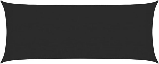 vidaXL Sonnensegel aus HDPE in Schwarz, Rechteckig, B/T: 450 x 334 cm - Bild 1