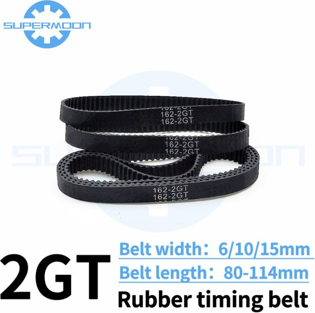GT2 Synchrongurt für 3D-Drucker in Schwarz mit verschiedenen Längen und Breiten von 6 bis 15 mm - Bild 1