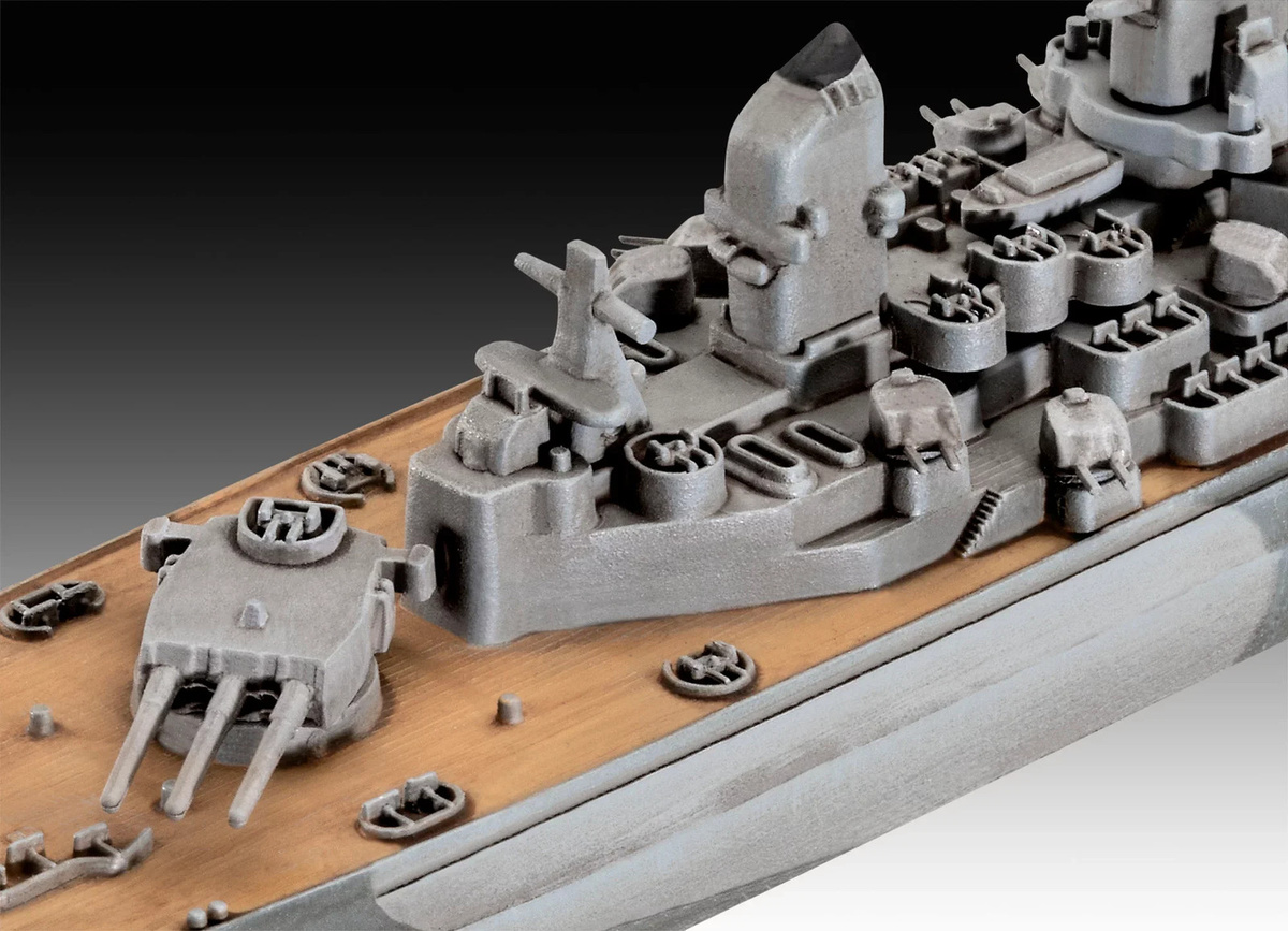 Revell Battleship USS New Jersey, Modellset, 1:1200 - Bild 3