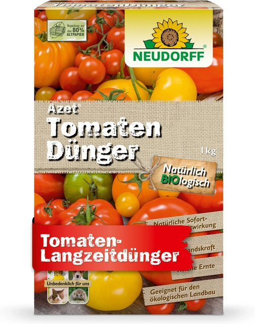 Neudorff Azet Tomatendünger Granulat für Freiland und Pflanzgefäße, 1 kg - Bild 2