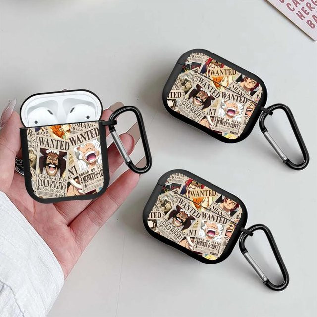 One Piece Anime Kopfhörerhülle Schutzhülle für AirPods in Multicolour - Bild 1