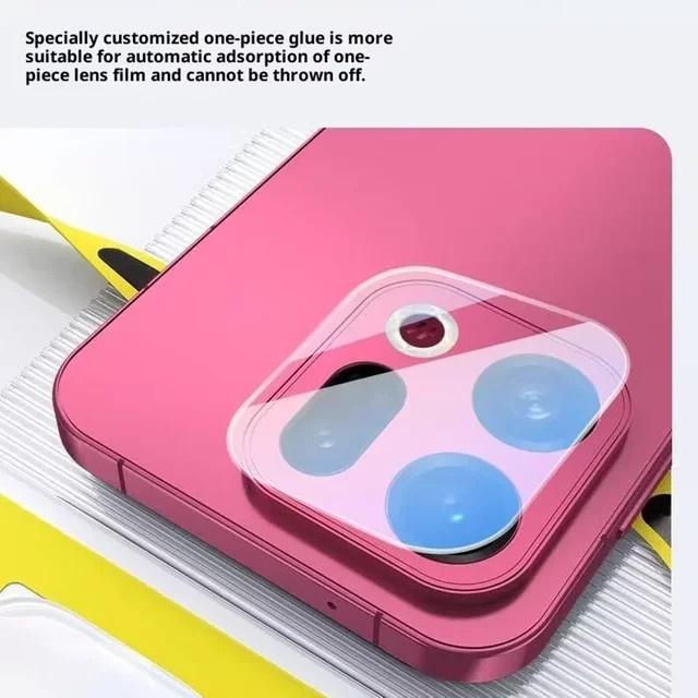 3D-Kameraschutz aus gehärtetem Glas für OPPO Find X9 Pro, transparent, kratzfest und fingerabdruckresistent - Bild 1