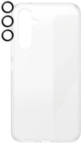 PanzerGlass 3-in-1 Bundle für Samsung Galaxy A55 5G: Edge2Edge Schutzglas, Hülle und Linsenschutz in Transparent - Bild 1
