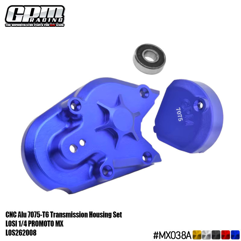 GPM Promoto MX SM Motorrad RTR-LOS-2272.LOS-2310 LOSI Alloy 7075 Getriebegehäuse, 1/4 - Bild 2