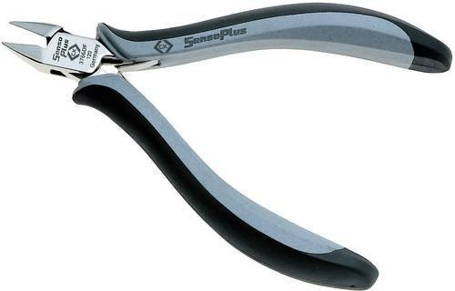 C.K Seitenschneider T3766DF 110 ESD mit Facette aus gehärtetem Edelstahl, grau, Länge: 120 mm - Bild 1