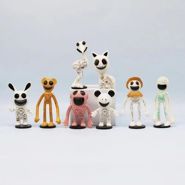 Yiran toy 1 Zoonomaly Horror Anime Katze Monster Panda Modell 8-teiliges Set - Bild 1