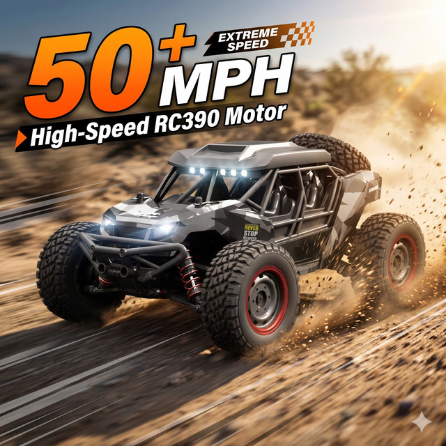 WLtoys RC Offroad-Auto, 1/16, Elektrischer Wüsten-Truck, ferngesteuert, ab 14 Jahre - Bild 1