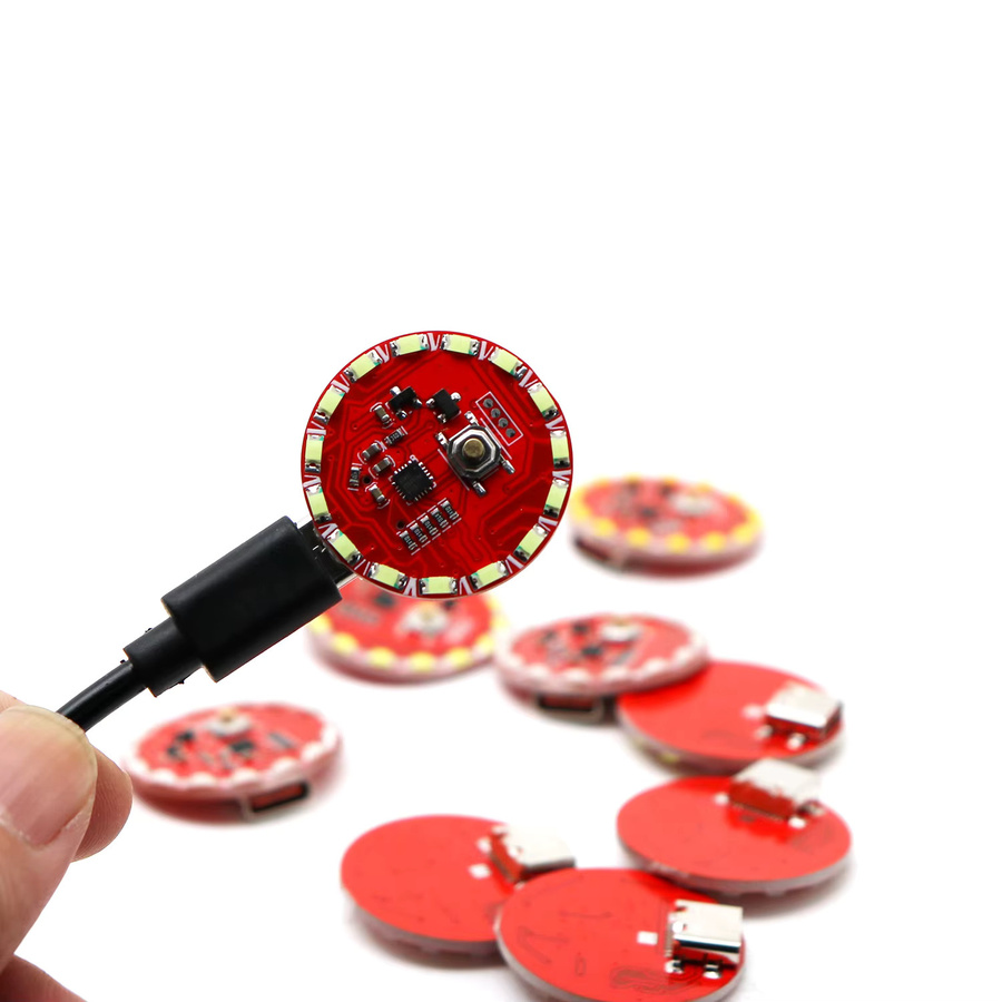 Smart LED Multi-Effekt Dynamische Rotierende Lampe mit 16 Modi und RGB-Beleuchtung, USB Type-C Anschluss, Blau, für Schreibtischdekoration und Atmosphärenbeleuchtung - Bild 2