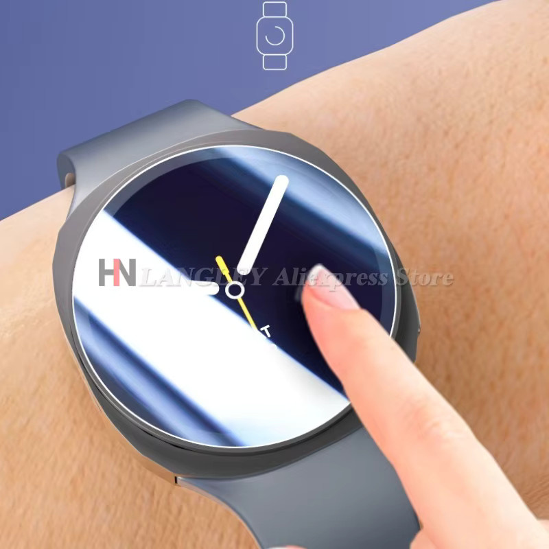 Displayschutzfolie aus gehärtetem Glas für Samsung Galaxy Watch 8 Classic und Galaxy Ultra 2025, transparent, bruchsicher - Bild 3