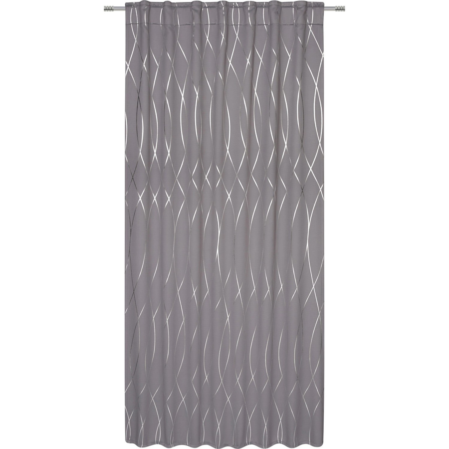 Mömax Verdunkelungsvorhang Glamour in Anthrazit und Silber, Breite: 140 cm, Höhe: 245 cm - Bild 2
