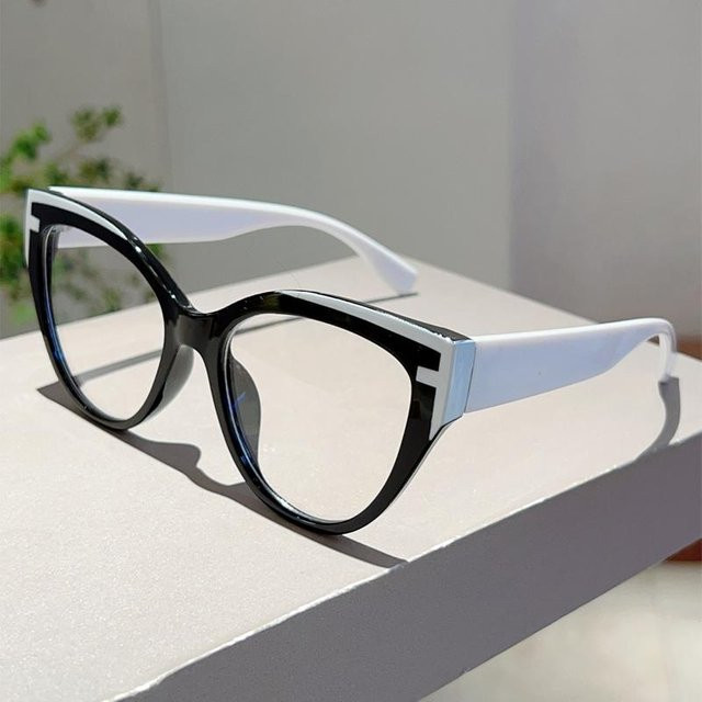 KAMMPT Korrektionsbrille Cat-Eye, Kunststoff, transparent, grau, Damen - Bild 1