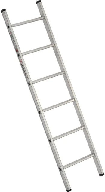 Euroline Alu-Sprossenanlegeleiter 301 in Silber mit 6 Sprossen - Bild 2