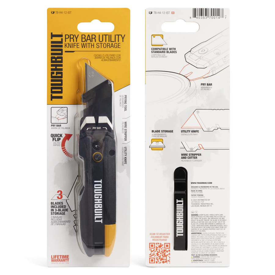 Toughbuilt TB-H4-12-IST Hebelstangen-Allzweckmesser mit Aufbewahrung - Bild 4