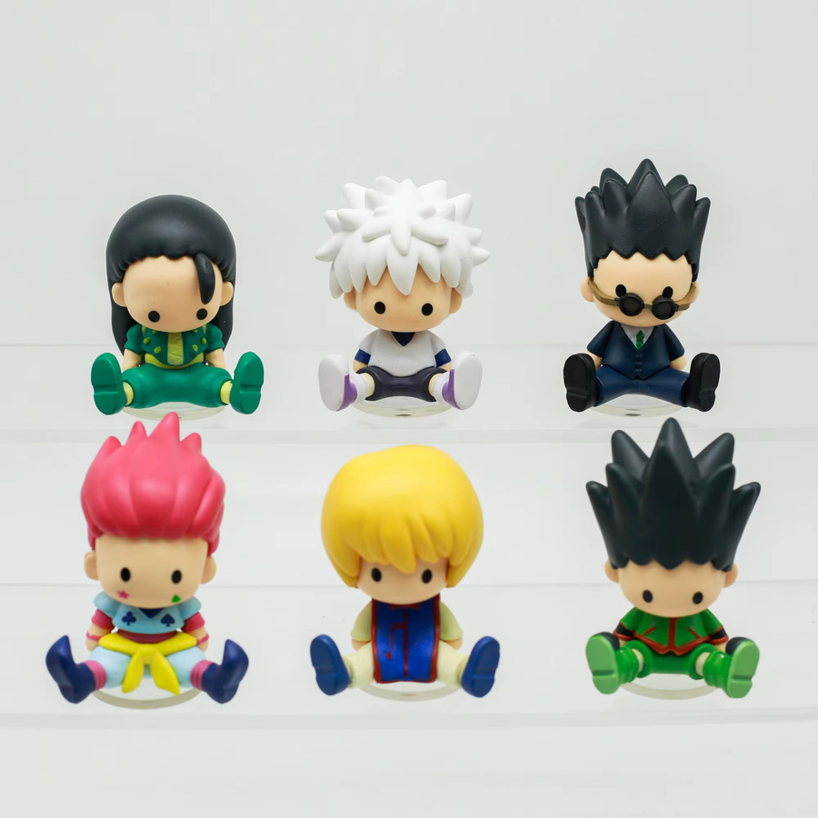 Re-ment Hunter x Hunter Petadoll Anime-Figur, Einzelfigur, Chibi Gon Killua, Sitzende Actionfigur - Bild 2