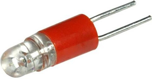 CML Innovative Technologies LED-Lampe Rot BI-PIN 2.54 28 V/AC 28 V/DC 5 mA 10mA 230 mcd - Bild 1
