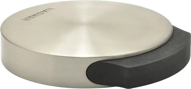 Wagner Boden-Türstopper EH 5121 in Edelstahl-Optik aus Metall und Kunststoff, Silber - Bild 1