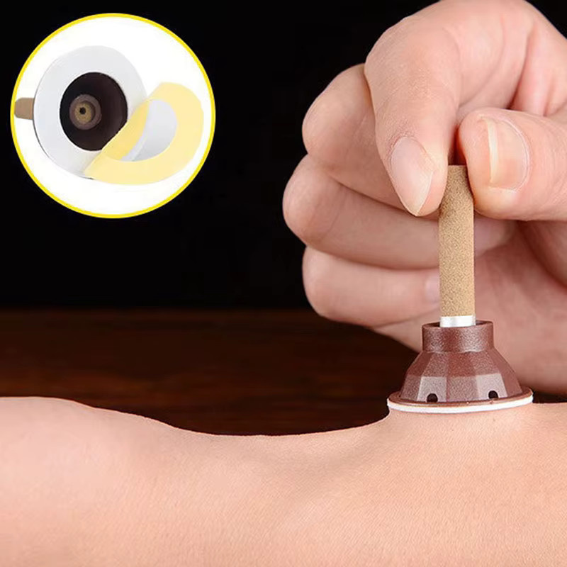 KuZHEN Moxibustion Tube Paste, 60 Stück, Beifuß Kerzen zur Akupunktur-Therapie - Bild 2