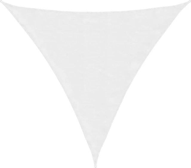 vidaXL Sonnensegel aus Oxford-Gewebe Dreieckig Weiß B/B/B: 4 x 4 x 4 m - Bild 1