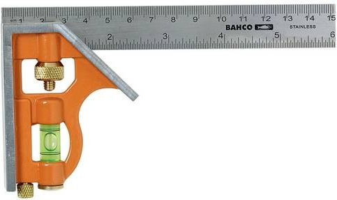 Bahco CS150 Kombinationswinkel in Orange, Breite: 15,0 cm - Bild 1