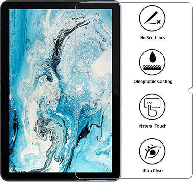 Displayschutzfolie aus gehärtetem Glas für Lenovo Chromebook Duet 10,1 Zoll, transparent - Bild 1
