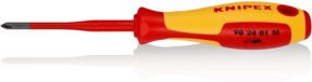 Knipex Phillips Slim VDE Kreuzschlitz-Schraubendreher PH 1 in Rot - Bild 2