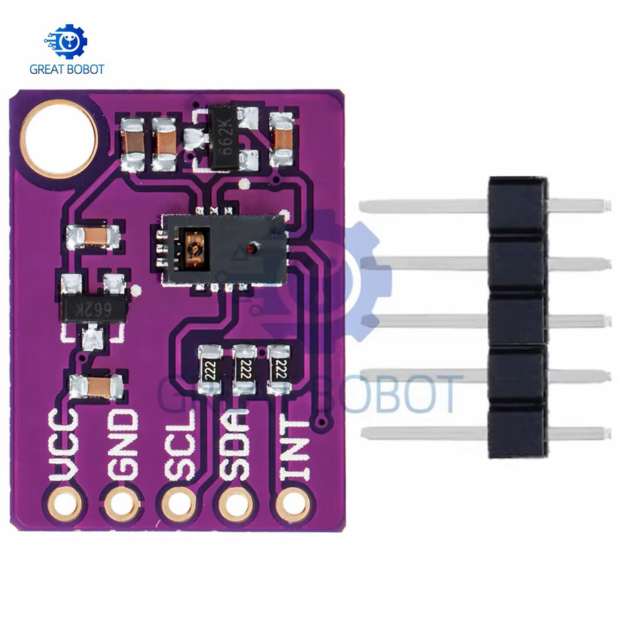 PAJ7620U2 9-Gesture-Erkennungsmodul mit I2C-Schnittstelle von baishundianzi in Lila für Arduino-Interaktionsprojekte - Bild 2