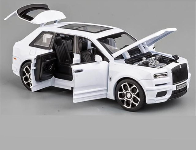 Linyi toy car Rolls Royce Cullinan SUV, Modellauto, 1:32, Metall, mit Licht und Ton, ab 18 Jahren - Bild 1