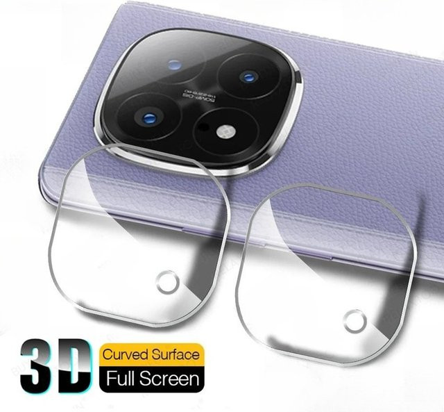 2er-Set HD gehärtetes Glas Kamera-Schutzfilm für Xiaomi Redmi Note 14 Pro Plus 5G/4G in Transparent - Bild 1
