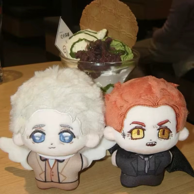 Hot Toys Good Omens Aziraphale Crowley Mini Plüsch Schlüsselanhänger - Bild 2