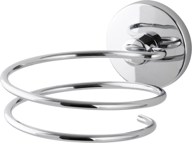 Fackelmann Haartrockner-Halter Vision in Silberfarben B/H/T: 10 x 8 x 13 cm - Bild 1