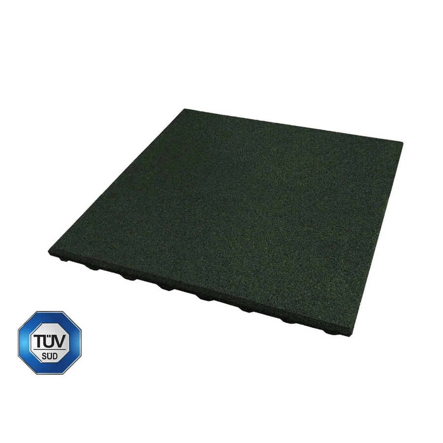 HPFloor Fallschutzmatte in Grün, B/B: 50 x 50 cm, Höhe: 2,5 cm - Bild 2