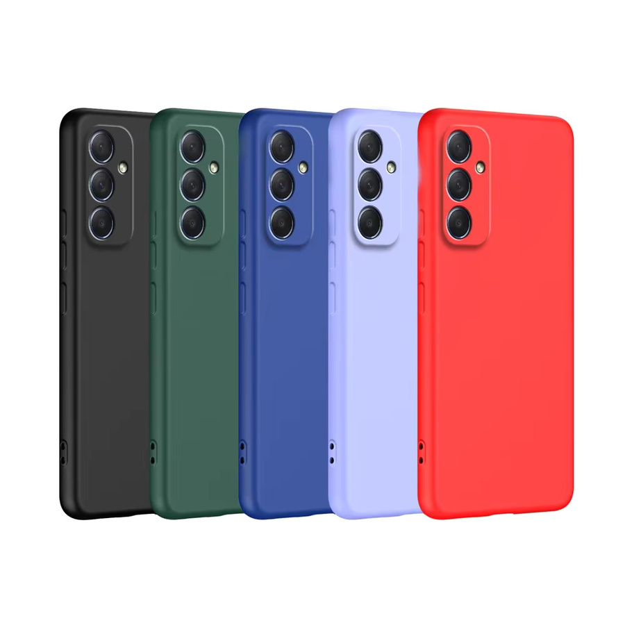 Samsung Handyhülle aus Flüssigsilikon für Galaxy A13 A14 A04S A05S A15 A23 A24 A33 A53 A73 A34 A54 5G in Pink - Bild 6