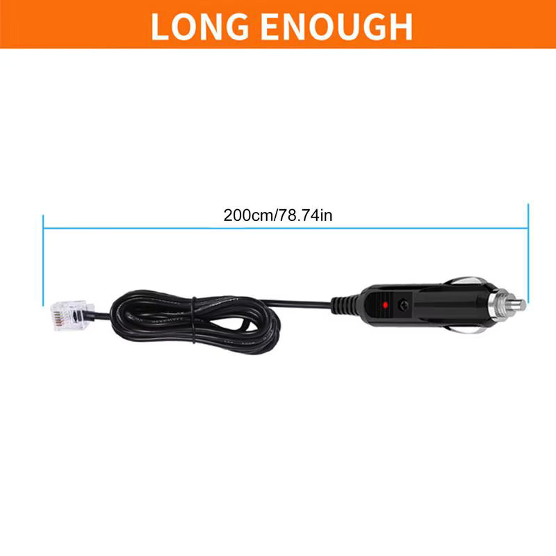 Radarwarner-Adapterkabel auf RJ11 für Escort Passport 8500x, 50, 9500IX, 7500IS und Redline, 12V 2A, Schwarz - Bild 6