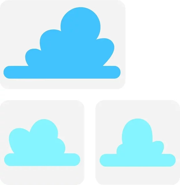 3er-Set Wolken Schablonen aus Kunststoff in zwei Größen für die Wandgestaltung und Dekoration von Schlafzimmer, Fliesen, Stoff oder Möbeln - Bild 1