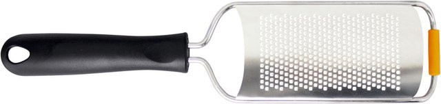 Schneider Feinreibe aus Edelstahl mit rutschfester Silikonbasis, Schwarz, Länge: 32 cm, Breite: 7,5 cm - Bild 1