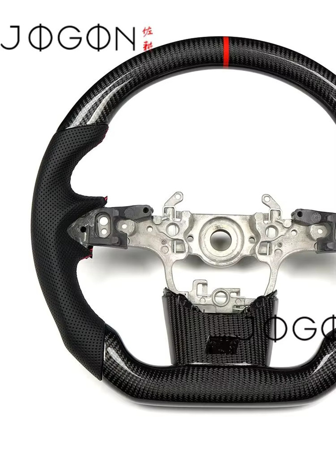 JOGON Echtes Carbon-Faser Lenkrad-Ersatzkit für Toyota GR Yaris 2025 2026, Schwarz - Bild 5