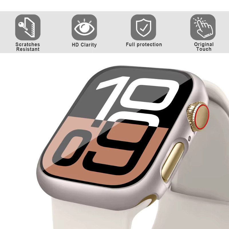 Apple Displayschutzfolie und Schutzhülle, Silber, Unisex - Bild 4