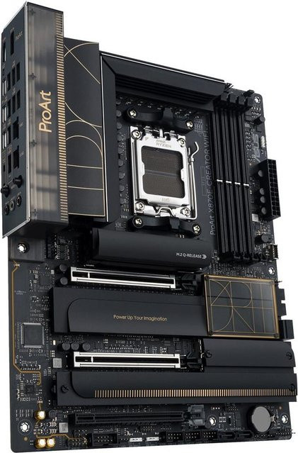 Asus PROART X870E-CREATOR WIFI Mainboard AM5 DDR5 Schwarz mit Wi-Fi, Bluetooth und Ethernet/LAN - Bild 1