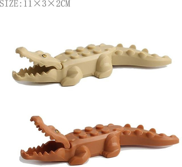 Affenmann Krokodil Bausteine Lernbausteine 2-teiliges Set - Bild 1