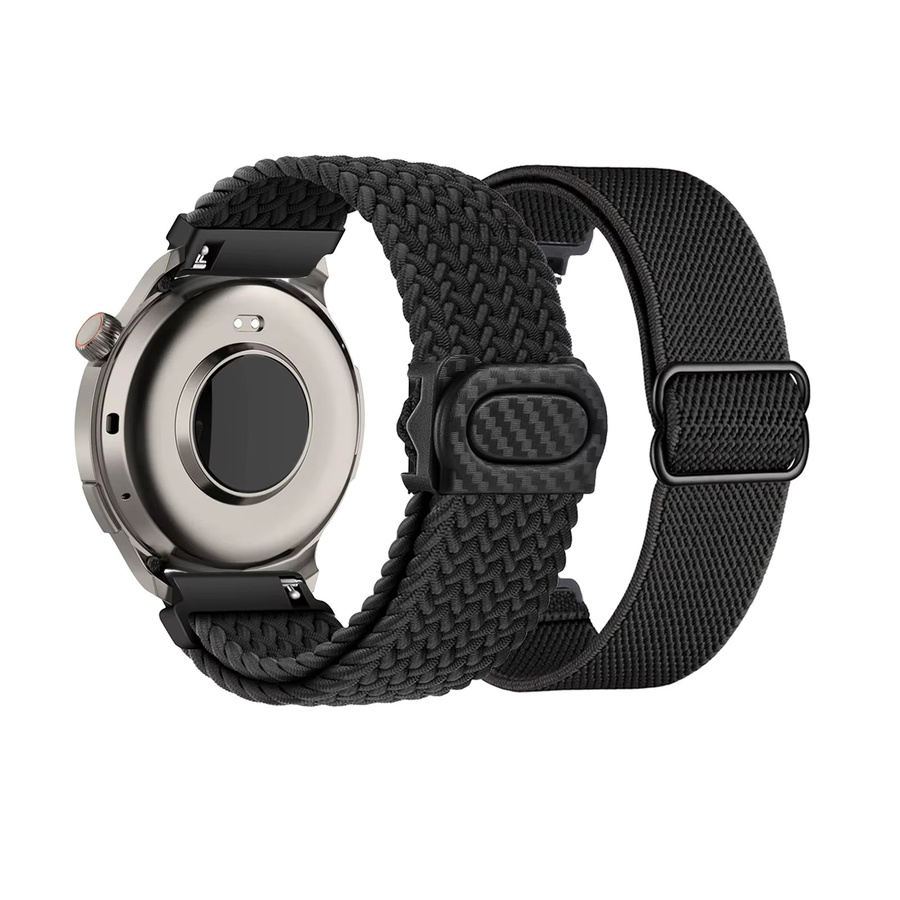 DAINU Uhrenarmband Nylon, Schwarz, Unisex - Bild 5