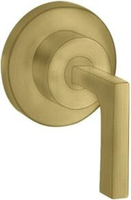 Hansgrohe Axor Citterio Fertigmontageset mit UP-Absperrventil und Hebel in Brushed Brass - Bild 1