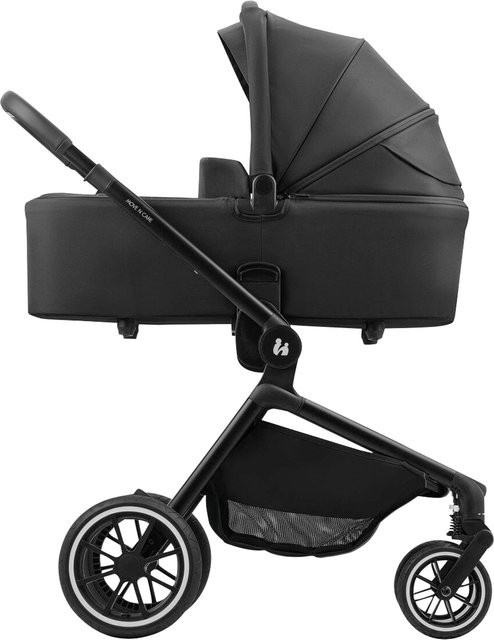 Hauck Kombikinderwagen Move N Care in Schwarz mit Aluminiumgestell und Schwenkrädern - Bild 1